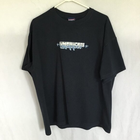 Mad Engine American Chopper "Jet Bike" Men's Pullover Short Sleeve Tee Sz XL - Picture 2 of 8